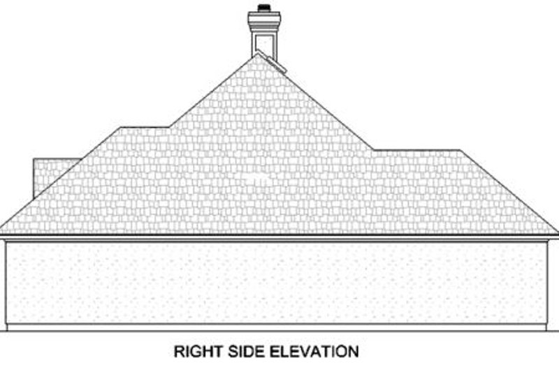 Home Plan - Exterior - Other Elevation for Traditional House Plan #45-355 - 4 bed, 2 bath