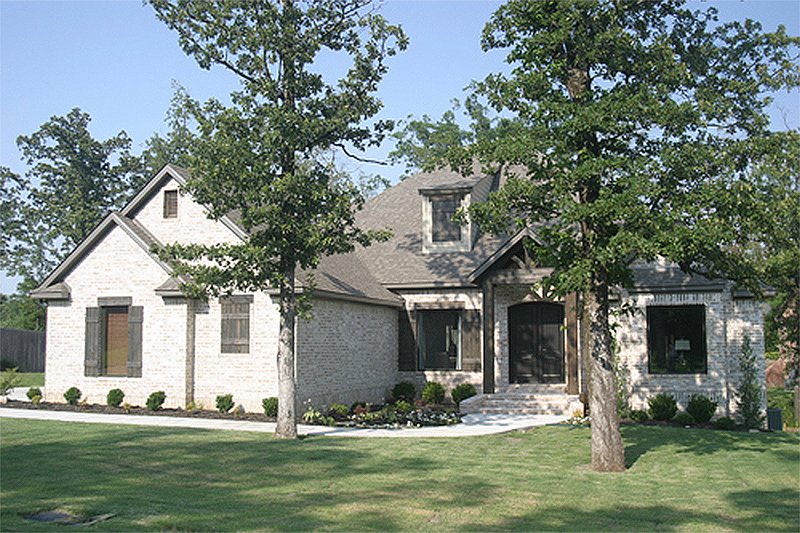Architectural House Design - Exterior - Front Elevation 3 for European House Plan #17-2501 - 3 bed, 3.5 bath