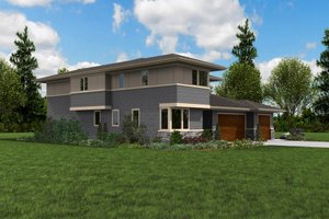 Exterior - Other Elevation for Contemporary House Plan #48-1005 - 4 bed, 3.5 bath
