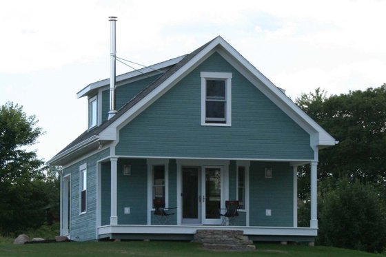 Exterior - Other Elevation for Country House Plan #124-1086 - 1 bed, 1 bath