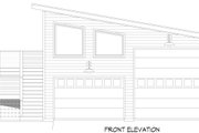 Contemporary Style House Plan - 1 Beds 1.5 Baths 715 Sq/Ft Plan #932-1185 