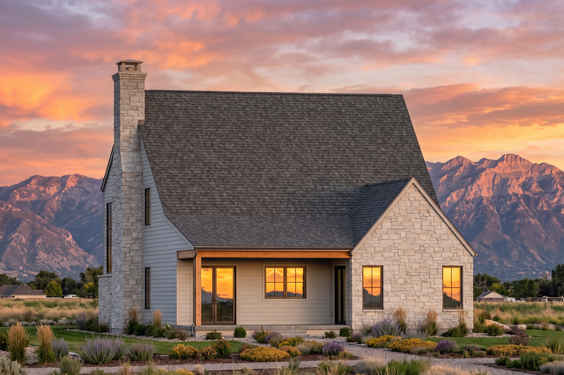 Architectural House Design - Exterior - Rear Elevation for Cottage House Plan #1096-211 - 4 bed, 3.5 bath