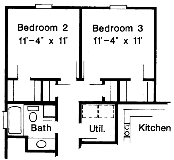 Cottage Floor Plan - Upper Floor Plan #410-193