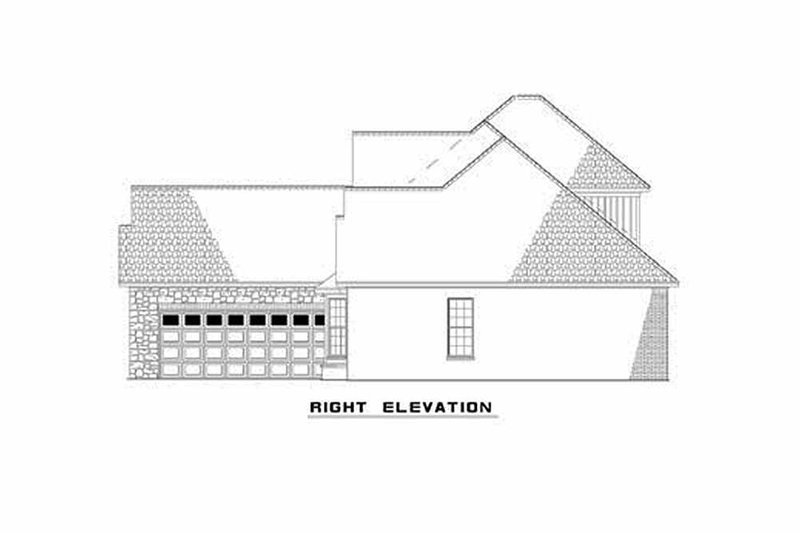 Dream House Plan - Exterior - Other Elevation 1 for European House Plan #17-2046 - 4 bed, 2.5 bath