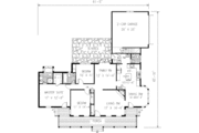 Southern Style House Plan - 3 Beds 2.5 Baths 1649 Sq/Ft Plan #3-133 
