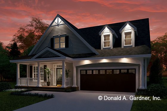 Exterior - Front Elevation 4 for Craftsman House Plan #929-814 - 3 bed, 2.5 bath