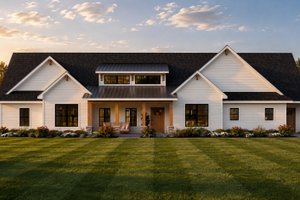 Architectural House Design - Exterior - Front Elevation for Farmhouse House Plan #1064-508 - 3 bed, 2.5 bath