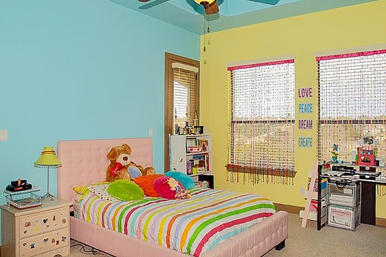 Interior - Bedroom for European House Plan #80-160 - 4 bed, 4 bath