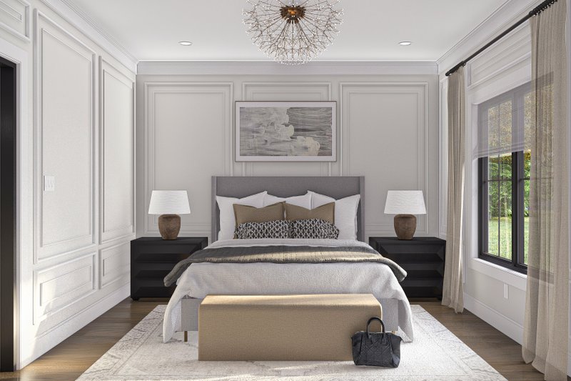 Home Plan - Interior - Master Bedroom for Modern House Plan #455-478 - 2 bed, 1 bath