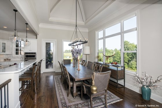 Interior - Dining Room for Tudor House Plan #929-947 - 4 bed, 4.5 bath