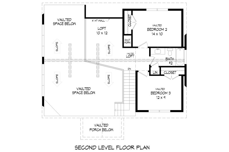 House Plan Design - Floor Plan - Upper Floor for Traditional House Plan #932-440 - 3 bed, 2.5 bath
