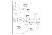 Prairie Style House Plan - 3 Beds 2 Baths 1713 Sq/Ft Plan #1096-115 