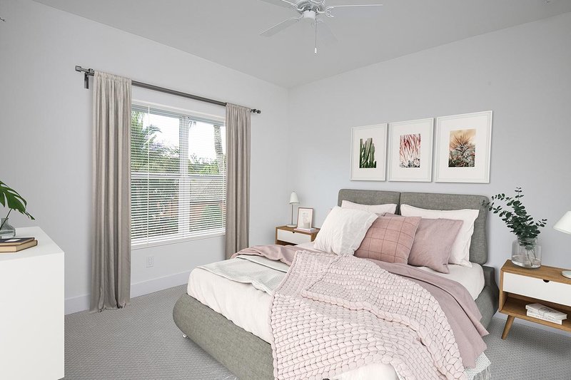 Home Plan - Interior - Bedroom 1 for Beach House Plan #938-108 - 3 bed, 2.5 bath