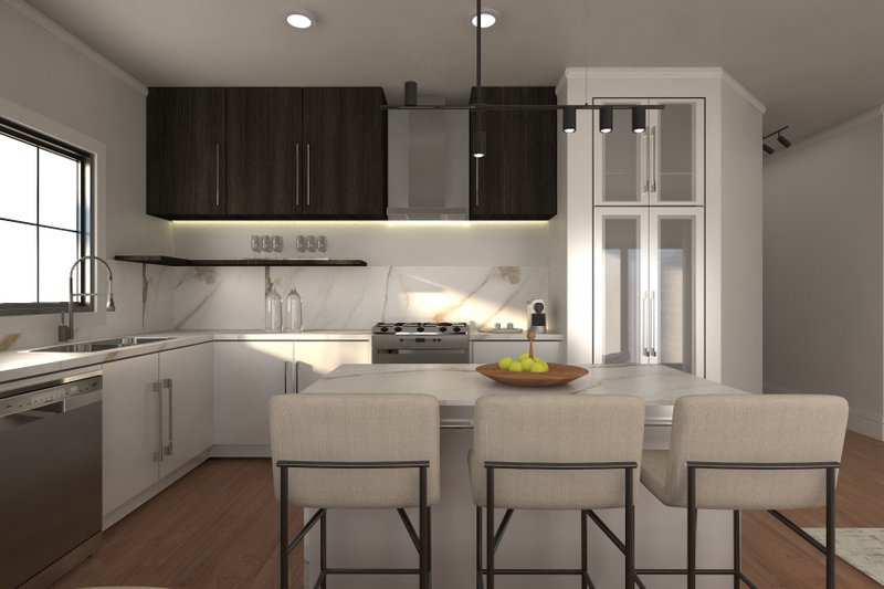 House Plan Design - Interior - Kitchen for Modern House Plan #1064-321 - 3 bed, 2.5 bath