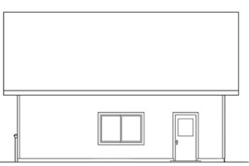 Home Plan - Exterior - Other Elevation 1 for Traditional House Plan #124-633, 0 bath