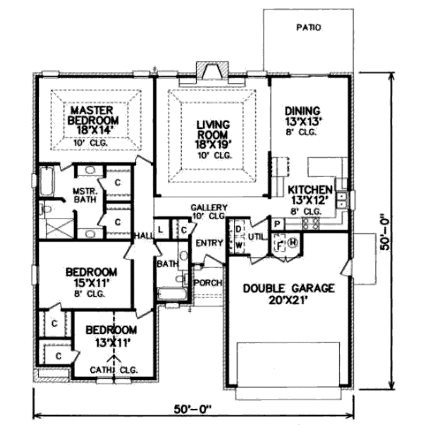 Traditional Floor Plan - Main Floor Plan #65-116
