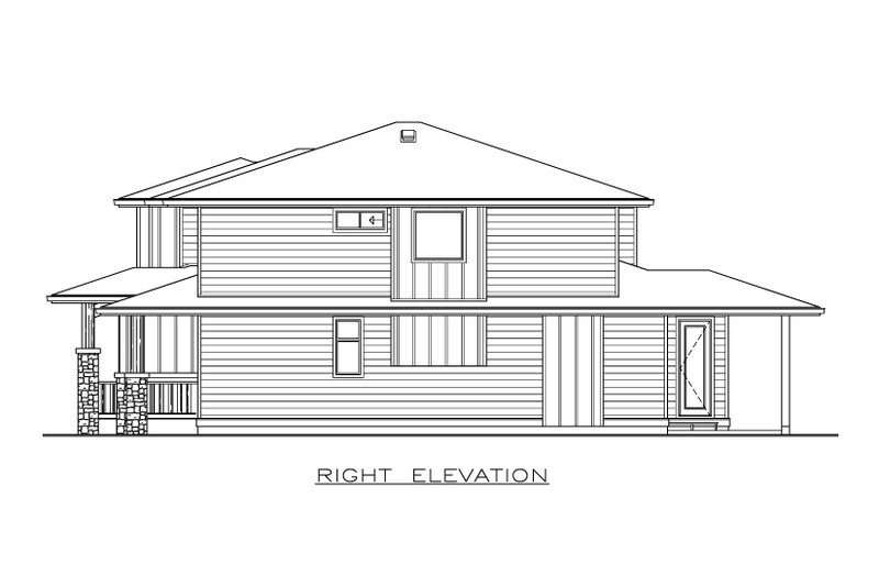 Dream House Plan - Exterior - Other Elevation for Modern House Plan #1100-30 - 3 bed, 2.5 bath