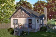 Cottage Style House Plan - 3 Beds 2 Baths 1152 Sq/Ft Plan #79-135 Exterior 