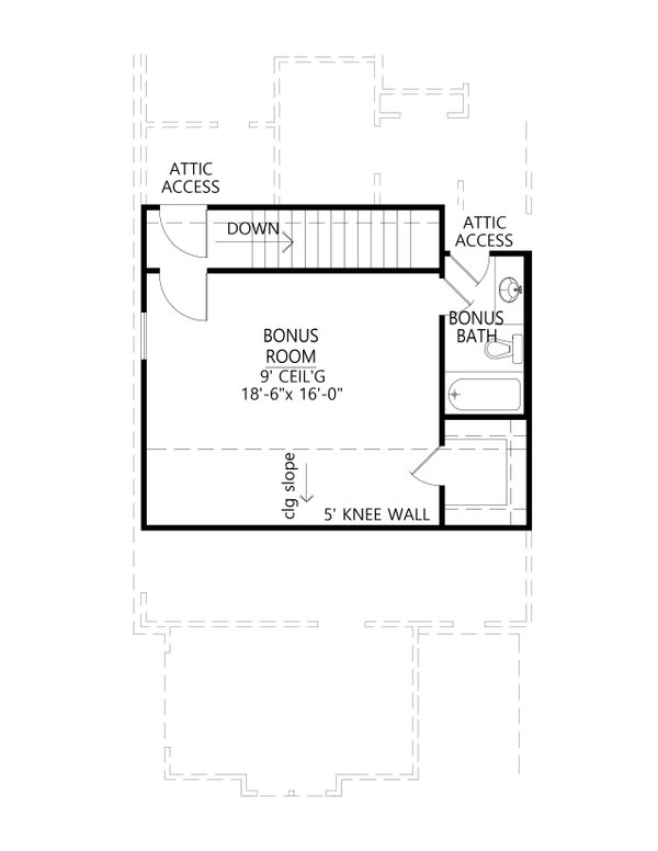 Dream House Plan - Farmhouse Floor Plan - Other Floor Plan #1074-87