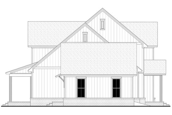 Exterior - Other Elevation for Farmhouse House Plan #430-248 - 4 bed, 3.5 bath