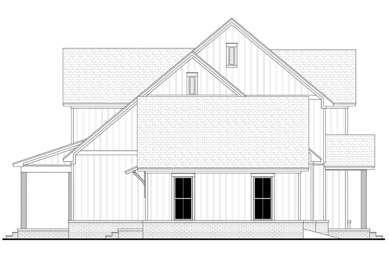 Architectural House Design - Exterior - Other Elevation for Farmhouse House Plan #430-248 - 4 bed, 3.5 bath