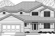 Traditional Style House Plan - 4 Beds 3 Baths 2582 Sq/Ft Plan #67-812 