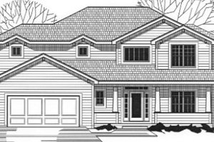 Traditional Exterior - Front Elevation Plan #67-812