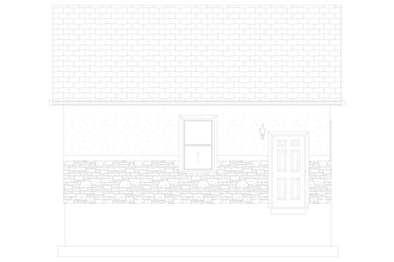Exterior - Other Elevation 2 for Traditional House Plan #1060-78, 0 bath