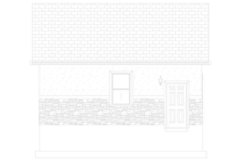 Dream House Plan - Exterior - Other Elevation 2 for Traditional House Plan #1060-78, 0 bath