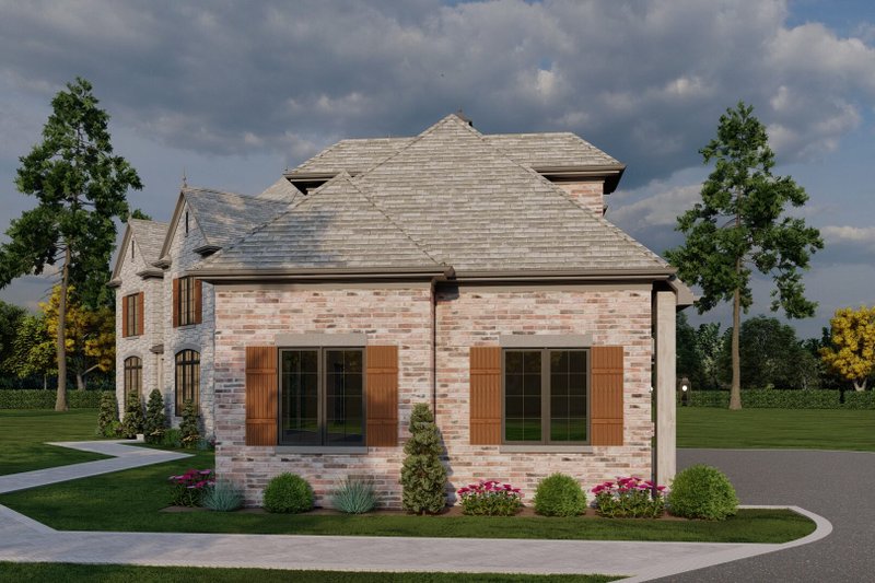 Architectural House Design - Exterior - Other Elevation 3 for European House Plan #17-3328 - 4 bed, 3.5 bath
