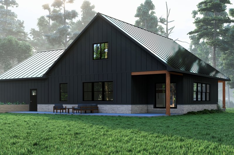 House Design - Exterior - Other Elevation 1 for Barndominium House Plan #1064-300 - 3 bed, 2 bath