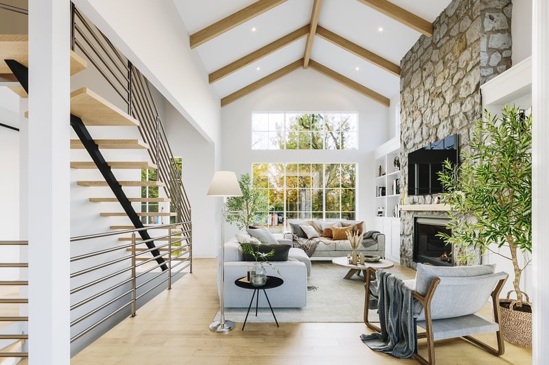 House Design - Interior - Family Room 2 for Country House Plan #23-2791 - 4 bed, 2.5 bath