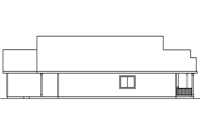 House Plan Design - Exterior - Other Elevation 1 for Traditional House Plan #124-375 - 3 bed, 2 bath