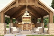 Contemporary Style House Plan - 0 Beds 0 Baths 816 Sq/Ft Plan #1064-333 