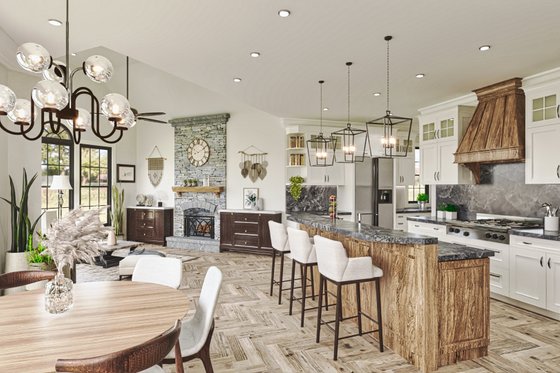 Interior - Other 4 for Traditional House Plan #54-450 - 5 bed, 4 bath