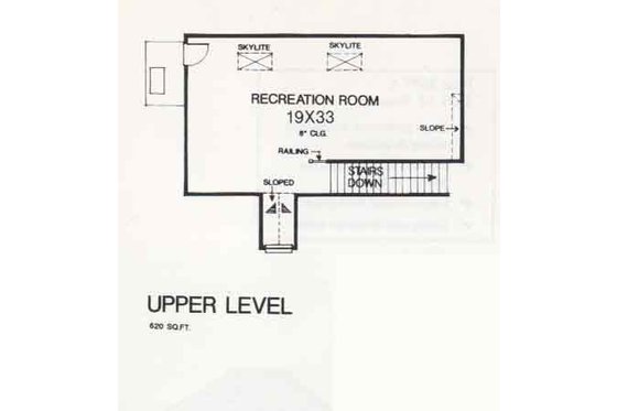 Floor Plan - Upper Floor for Colonial House Plan #310-841 - 4 bed, 3.5 bath