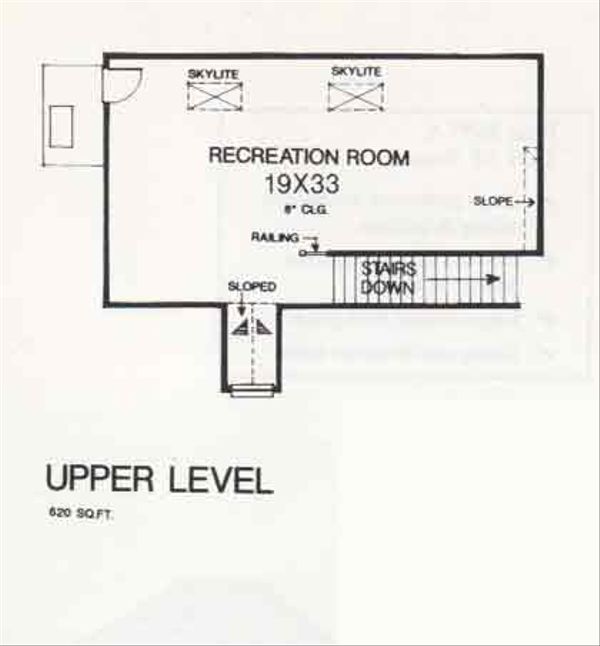 Colonial Floor Plan - Upper Floor Plan #310-841