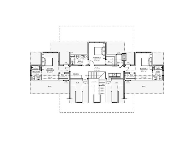 Architectural House Design - Country Floor Plan - Upper Floor Plan #1094-20