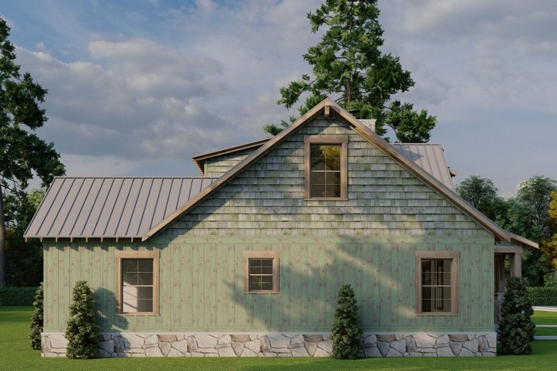 Architectural House Design - Exterior - Other Elevation 3 for Cabin House Plan #923-416 - 3 bed, 2 bath