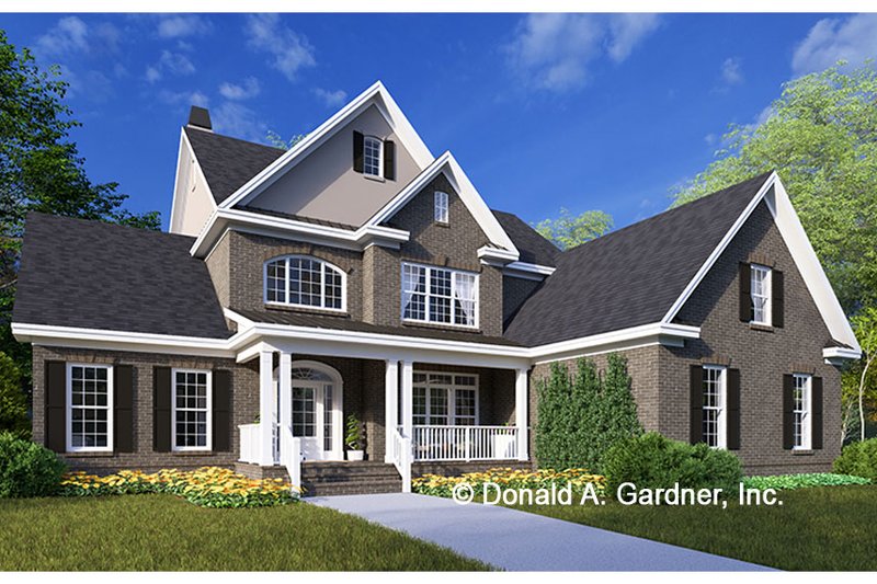 Home Plan - Country Exterior - Front Elevation Plan #929-324