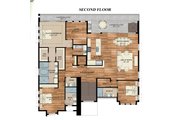 Contemporary Style House Plan - 3 Beds 3.5 Baths 2989 Sq/Ft Plan #548-39 