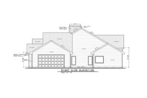 Exterior - Other Elevation 1 for Farmhouse House Plan #20-2566 - 4 bed, 3.5 bath