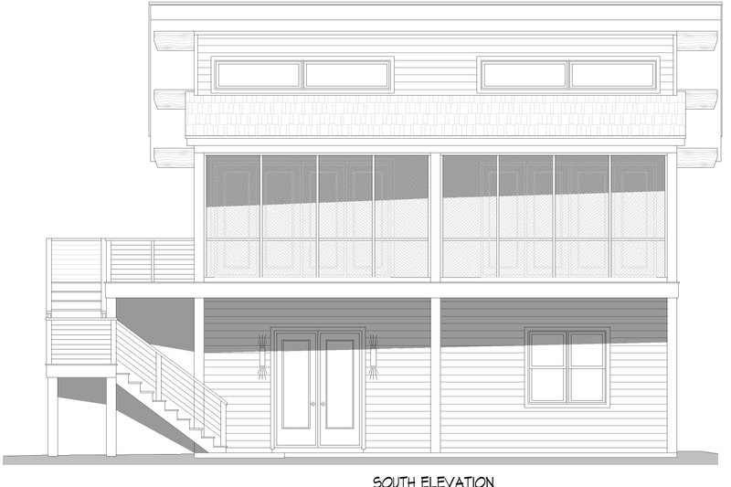 Architectural House Design - Exterior - Front Elevation 4 for Country House Plan #932-1386 - 3 bed, 2.5 bath