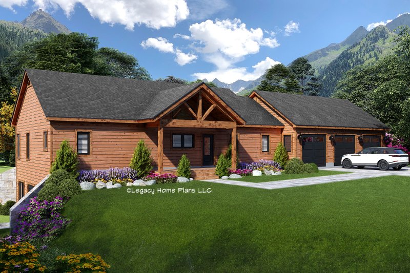 Home Plan - Southern Exterior - Front Elevation Plan #932-780