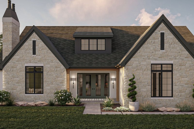 Home Plan - Exterior - Covered Porch for Cottage House Plan #455-299 - 3 bed, 2.5 bath