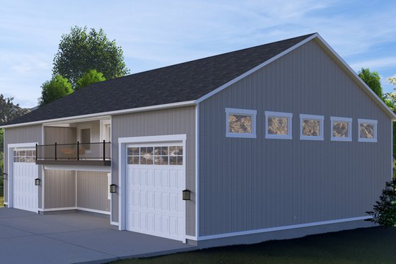 Exterior - Other Elevation 1 for Barndominium House Plan #1060-230 - 1 bed, 2.5 bath