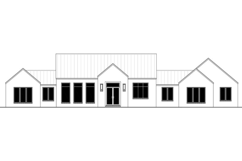 House Design - Exterior - Front Elevation 4 for Farmhouse House Plan #430-352 - 3 bed, 3.5 bath