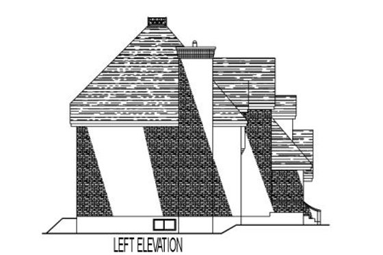 Exterior - Other Elevation for European House Plan #138-252 - 3 bed, 2.5 bath