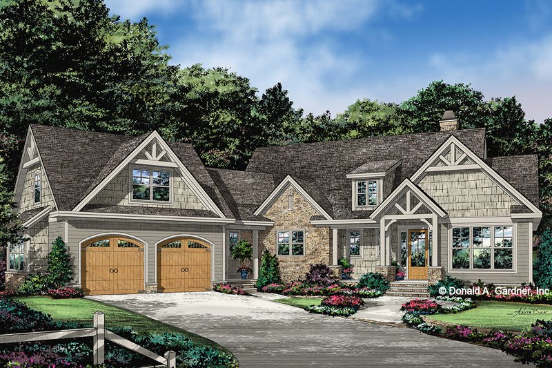 Home Plan - Ranch Exterior - Front Elevation Plan #929-1088