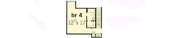 European Floor Plan - Upper Floor Plan #16-230